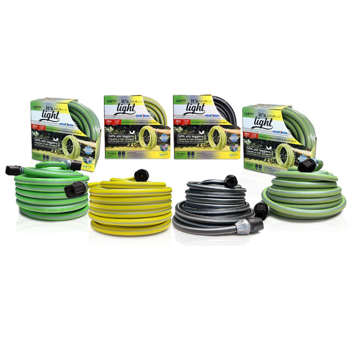 Tubi armadillo superleggeri per irrigazione